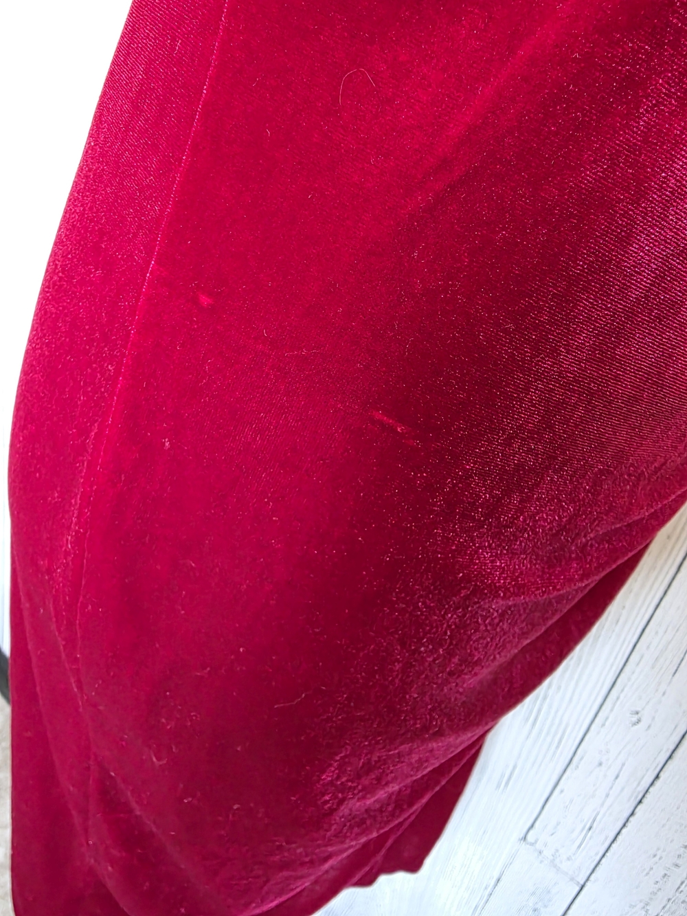 Fashion Nova Burgundy Velvet Ruched Bodycon Dress Strapless Size L Holiday Date - Picture 14 of 14